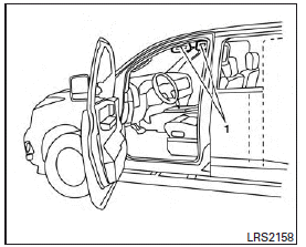 1. SRS Air Bag Warning Labels