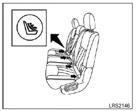 LATCH label locations 2nd row bench