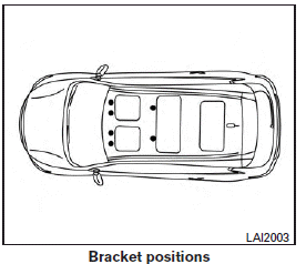 This vehicle includes the following floor mat positioning aids to help keep your floor mats in place: