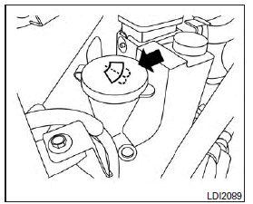 Fill the windshield-washer fluid reservoir periodically.