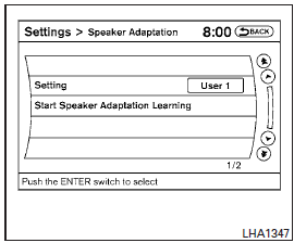 5. Select a category to be learned by the system from the following list: