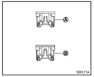 5. If the fuse is openA , replace it with a