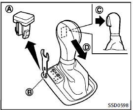 Shift lock release