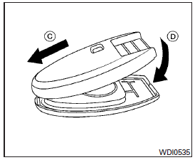 4. Close the lid securely as illustrated C D .