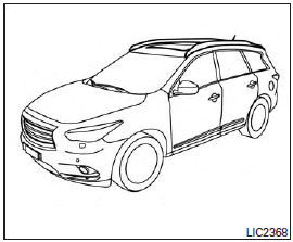 Genuine NISSAN accessory cross bars are available through your INFINITI retailer. Contact an INFINITI retailer for crossbar or other equipment information.