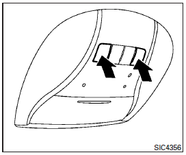 To turn the map lights on, press the switches. To turn them off, press the switches again.