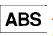 When the ignition switch is placed in the ON position, the Anti-lock Braking System (ABS) warning light illuminates and then turns off. This indicates the ABS is operational.