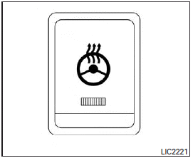 The heated steering wheel system is designed to operate only when the surface temperature of the steering wheel is below approximately 68F (20C).