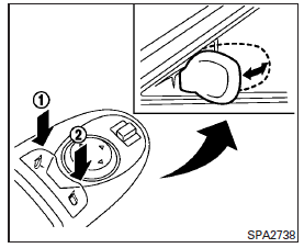 Power folding outside mirrors