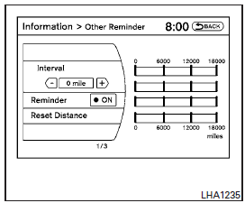 Changing the maintenance interval