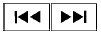 Press and hold the SEEKCAT/TRACK button  (rewind) or SEEKCAT/TRACK button  (fast forward) for 1.5