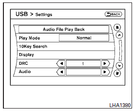 Settings: