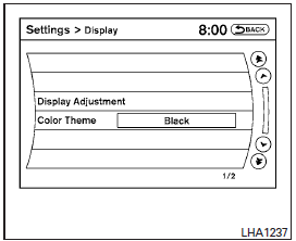 Display settings