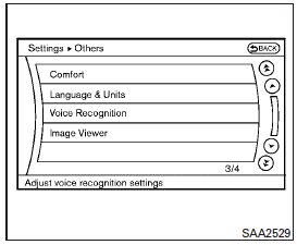 1. Press the SETTING button on the instrument panel.