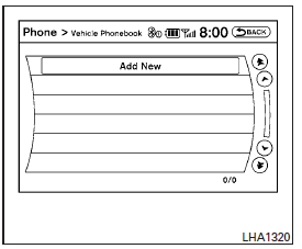 This vehicle has two phonebooks available for your use. Depending on your phone, the system may automatically download your entire cell phones phonebook into the Handset Phonebook.