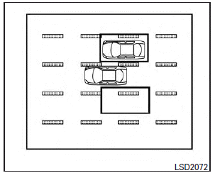 If the BSI system is on and your vehicle approaches a lane marker while another vehicle is in the detection zone, the system chimes a sound (three times) and the Blind spot warning indicator light flashes. Then, the BSI system slightly applies the brakes on one side to help return the vehicle back to the center of the driving lane