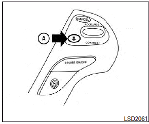 The distance to the vehicle ahead can be selected at any time depending on the traffic conditions.