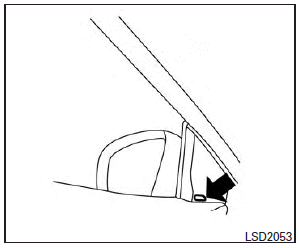 If the radar sensors detect vehicles in the detection zone, the Blind spot warning indicator light located near the outside mirrors illuminates. If your vehicle is approaching a lane marker, the system chimes a sound (three times) and the Blind spot warning indicator light flashes. Then the system applies the brakes on one side of the vehicle for a moment to help return the vehicle back to the center of the lane. BSI operates regardless of turn signal usage