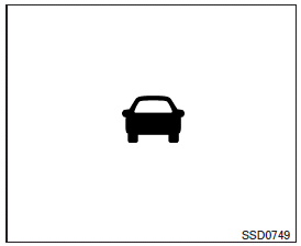 Vehicle ahead detection light