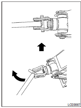 3. Install the assembled jack rod into the jack as shown.