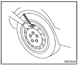 1. Remove the valve stem cap from