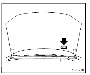 The emission control information label is