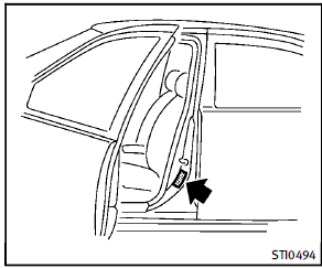 The cold tire pressure is shown on the Tire