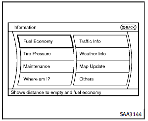 Vehicle information display
