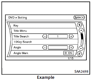 DVD settings