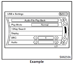 Settings: