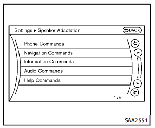 6. Select a category to be learned by the