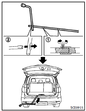 5. Securely screw to connect the T-shaped