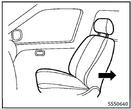 Forward-facing (front passenger seat) — step 1