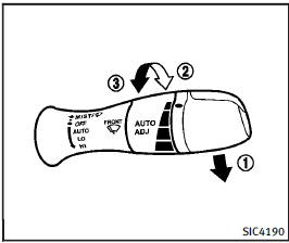 Rain-sensing auto wiper system (if so equipped)
