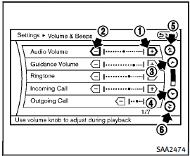 Adjusting an item: