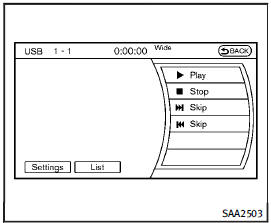 Movie file operation (models with navigation system)