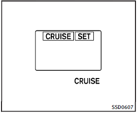 When the ignition switch is pushed to the ON position, the indicators come on as illustrated to check for a burned-out bulb, and it turns off when the engine is started.