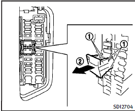 Extended storage switch (if equipped)