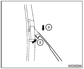 Replace the wiper blades if they are worn.