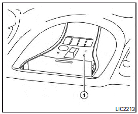 The console light 1 will turn on whenever the parking lights or headlights are illuminated.