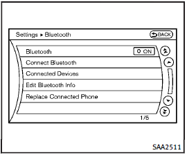 Bluetooth settings